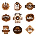 Coffee Labels Set Royalty Free Stock Photo