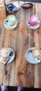 Coffee late, Drinks, table Royalty Free Stock Photo