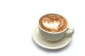 Coffee latte art Royalty Free Stock Photo