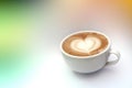 Coffee latte art Royalty Free Stock Photo