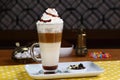 Coffee Latte Macchiato Royalty Free Stock Photo