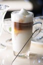 Coffee latte macchinato Royalty Free Stock Photo