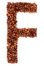 Coffee letter F