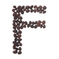 Coffee letter f