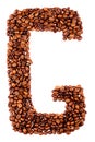 Coffee letter G