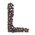 Coffee letter l