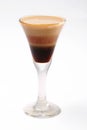 Coffee liqueur cocktail, irish cream Royalty Free Stock Photo