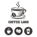 Coffee logo , drink logo vector