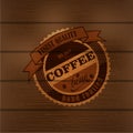 Coffee logo emblem retro design template