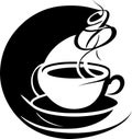 Coffee Logo Monochrome Design Style