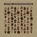 Coffee Lover Background.