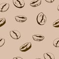 Coffee lovers pattern Royalty Free Stock Photo