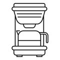 Coffee machine cup icon, outline style Royalty Free Stock Photo