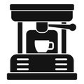 Coffee machine cup icon, simple style Royalty Free Stock Photo