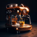 Coffee Machine HD Ai generated Royalty Free Stock Photo