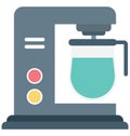 Coffee Machine Isolated Vector Icon editable Royalty Free Stock Photo