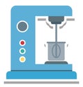 Coffee Machine Isolated Vector Icon editable Royalty Free Stock Photo