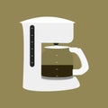 Coffee maker and boiler machine for home use Royalty Free Stock Photo