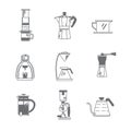 Coffee Maker Tools Royalty Free Stock Photo