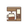 Coffee Maker vector concept colored modern icon Royalty Free Stock Photo
