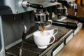 Coffee making machine pour cups caffeine dose
