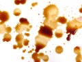 Coffee marks and drops Royalty Free Stock Photo