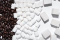 Coffee and marshmallow Royalty Free Stock Photo