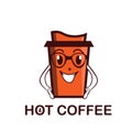 Coffee Mascot Logo