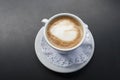 Coffee with milk. Cortado Royalty Free Stock Photo