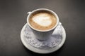 Coffee with milk. Cortado Royalty Free Stock Photo