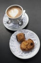 Coffee with milk. Cortado Royalty Free Stock Photo