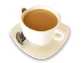 Coffee and milk cup Royalty Free Stock Photo