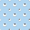 Coffee Morning Drink Seamless Pattern