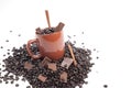Coffee Mug with Beans