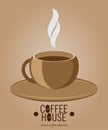 Coffee mug. Espresso. Vector illustration Royalty Free Stock Photo