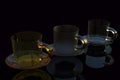 Coffee mugs 3D Royalty Free Stock Photo