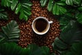 Coffee coffee nature drink design. Royalty Free Stock Photo