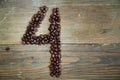 Coffee number four Royalty Free Stock Photo