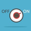Coffee, on off indicator Royalty Free Stock Photo