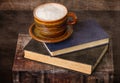 Coffee and old books