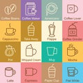 Coffee outline design