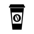 Coffee plastic cup icon Royalty Free Stock Photo