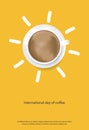 Coffee Poster Advertisement Flayers Royalty Free Stock Photo