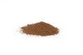 Coffee powder isolated Royalty Free Stock Photo