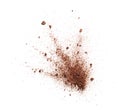 Coffee powder burst Royalty Free Stock Photo