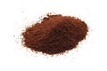 Coffee powder isolated Royalty Free Stock Photo