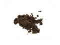 coffee powder isolated on white background Royalty Free Stock Photo