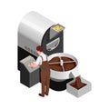 Coffee Production Icon Royalty Free Stock Photo