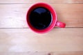 Coffee in Red Mug