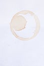 Coffee ring stain Royalty Free Stock Photo